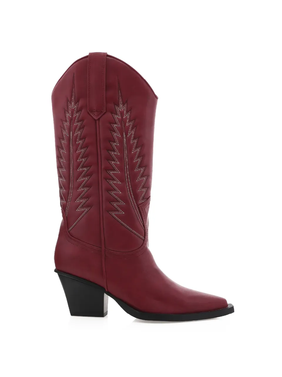 Classic Western Cowboy Pointed-Toe Knee-High Boots