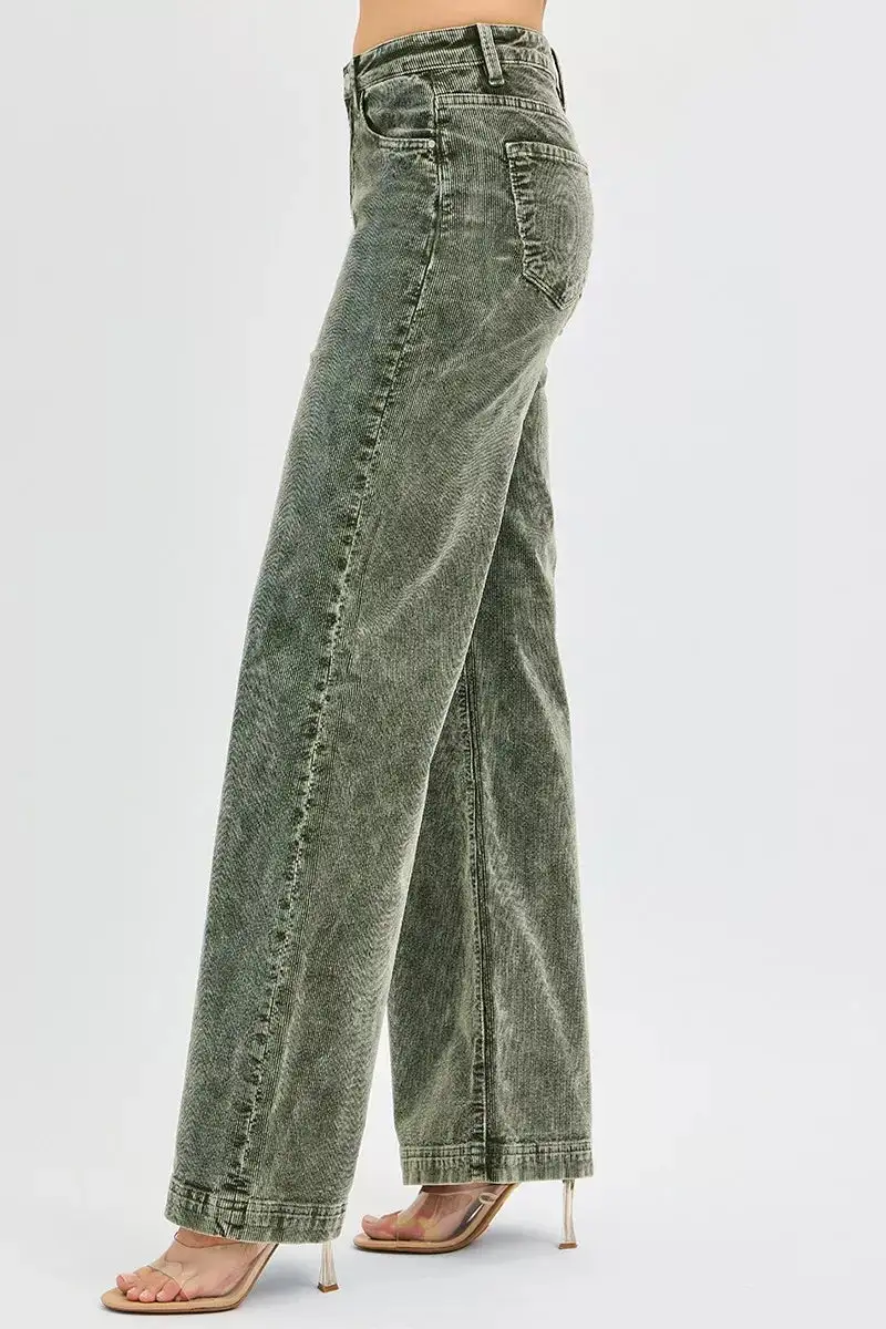 High Rise Effortless Wide Leg Jeans