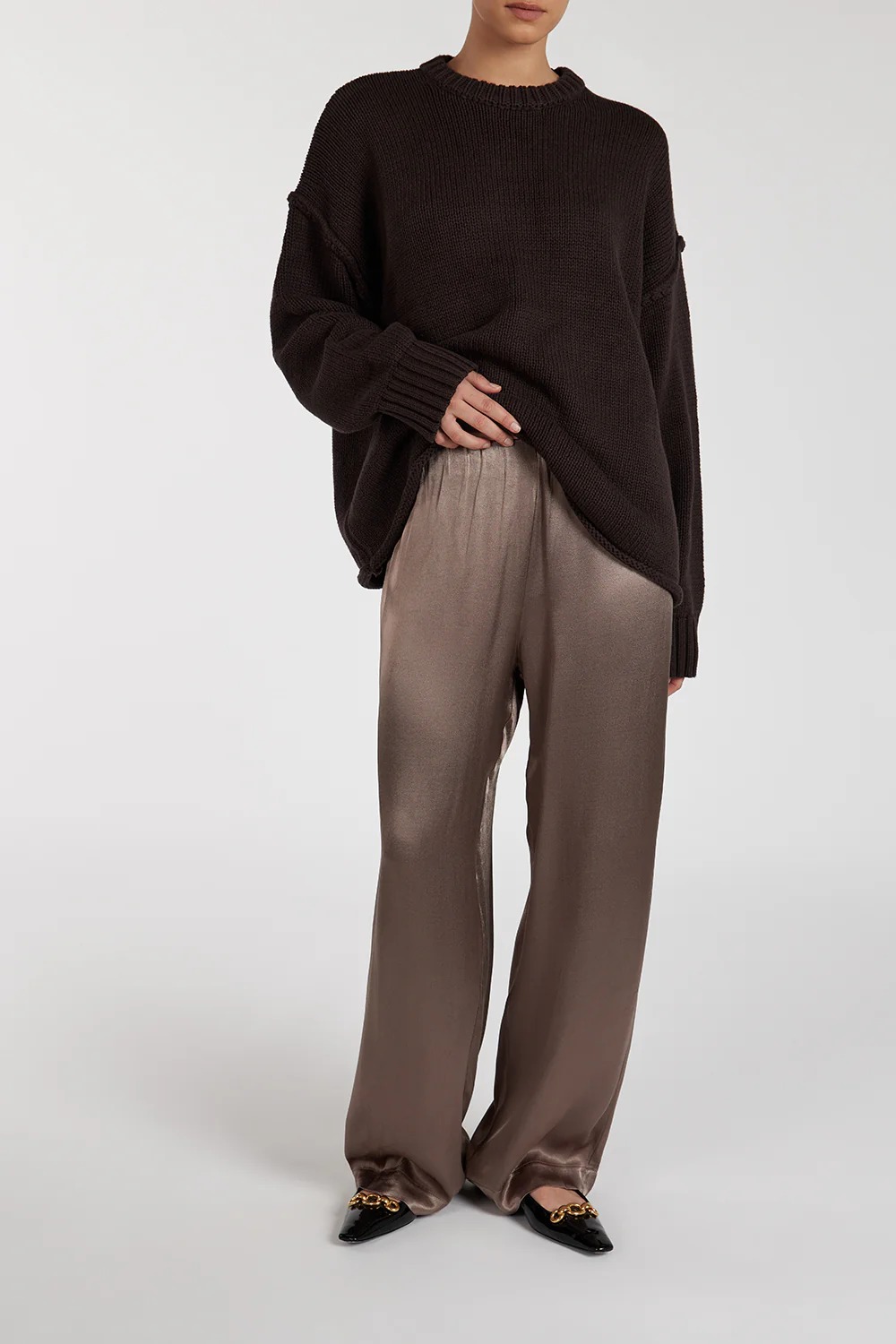 LATTE SATIN PANT