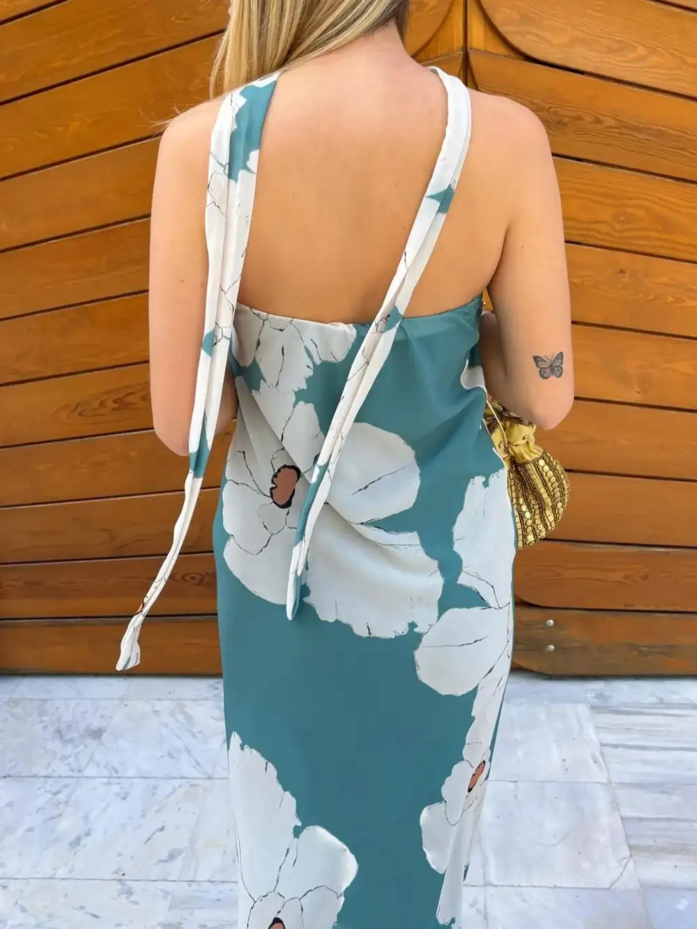 Smooth Finish Printed Maxi Dress