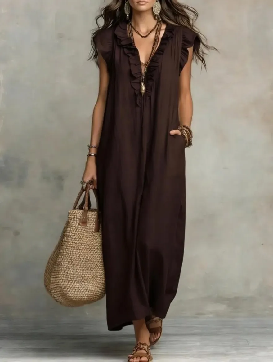 Bohemian maxi dress