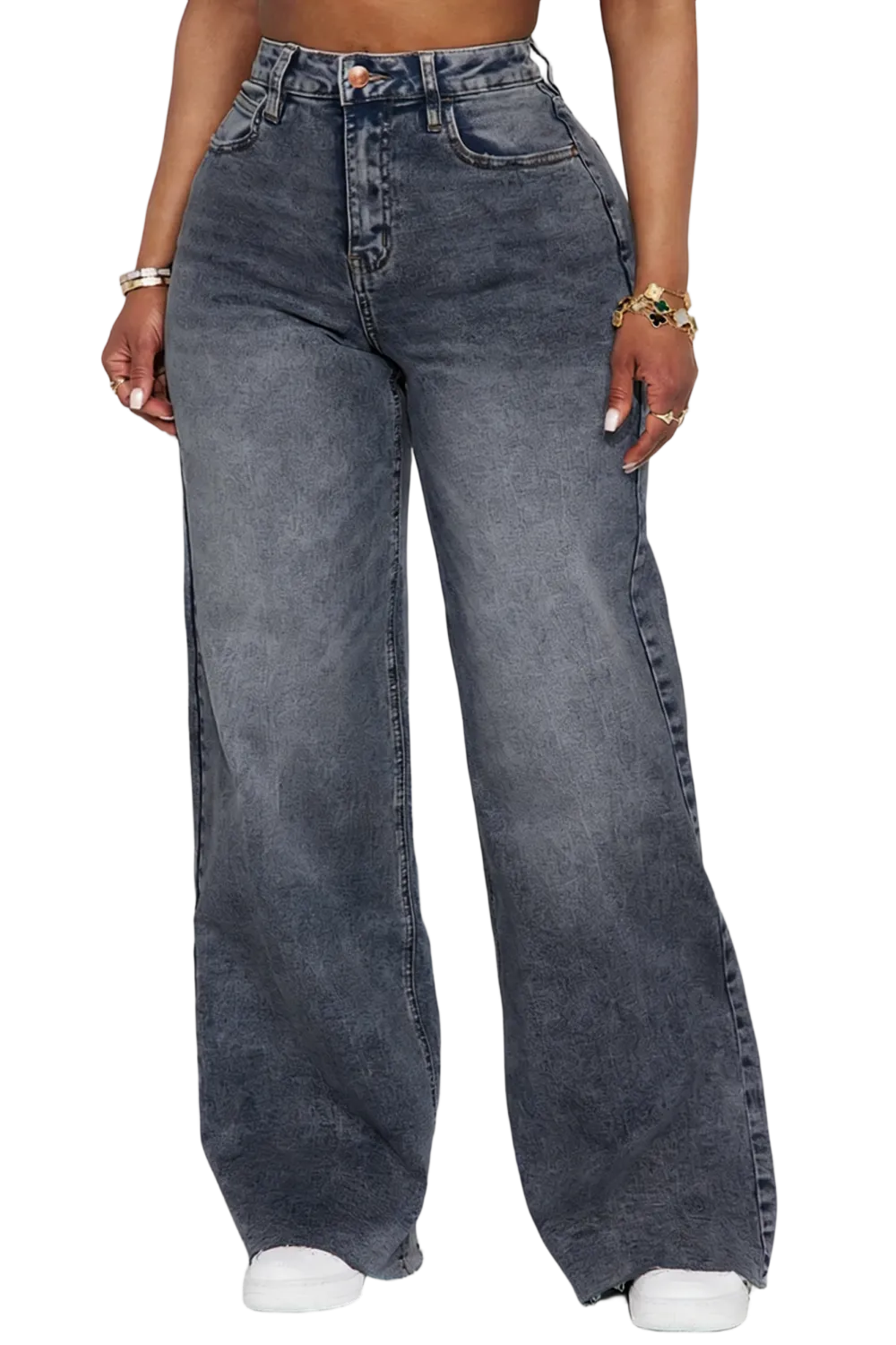 So Valid Stretch Wide Leg Jeans