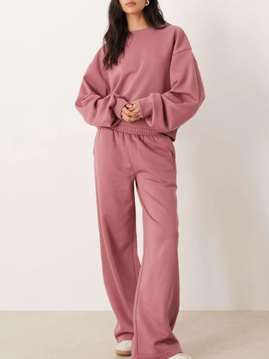 Dropped Shoulder Loose Sweatshirt