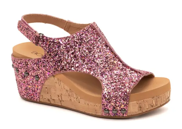 Polished Wedge Sandals
