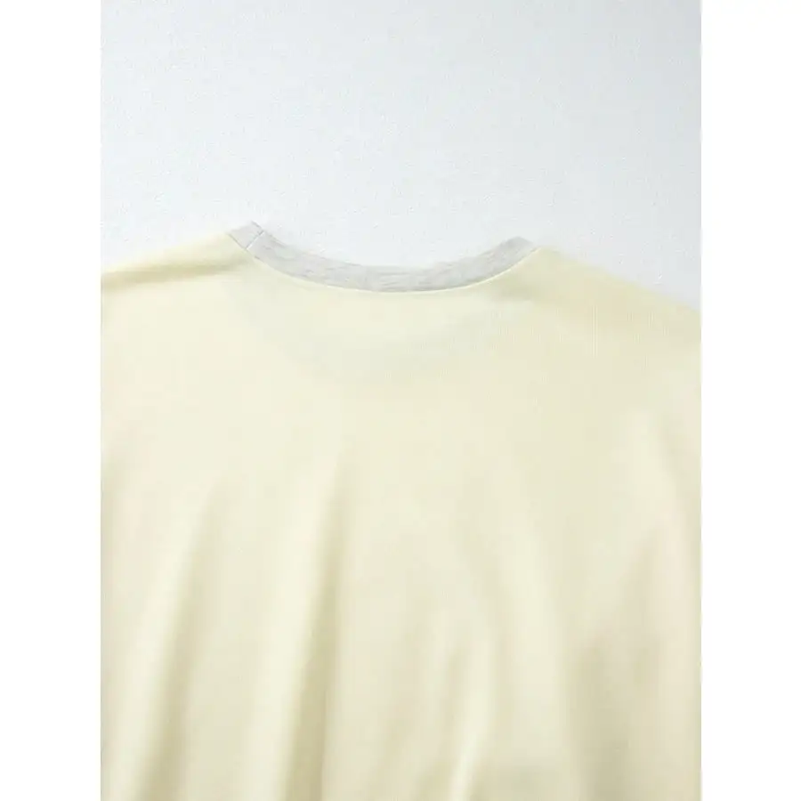 Block Round Neck Top and Pants Set