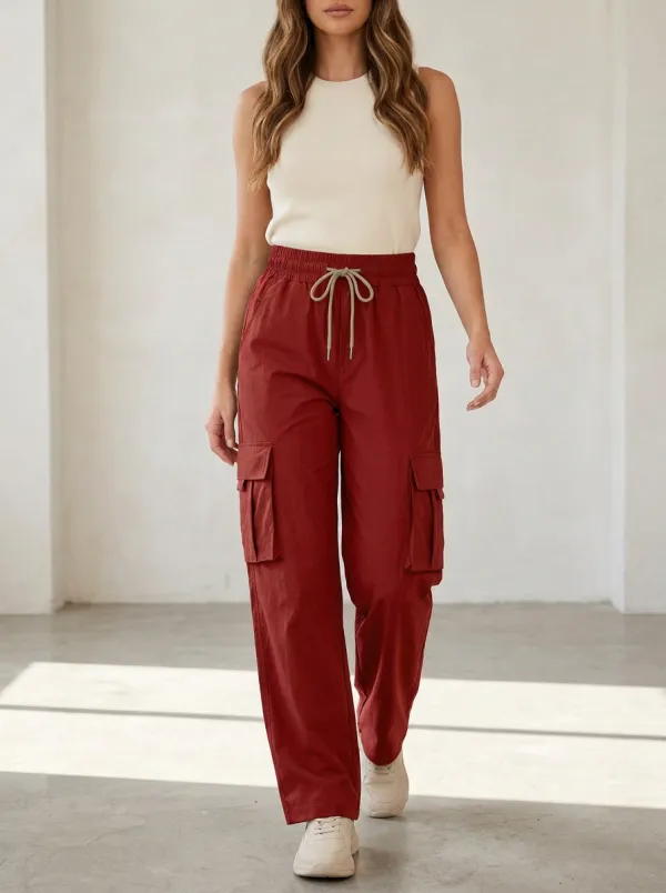 Women's Timeless Multi-Pocket Cargo Cargo Work Pants
