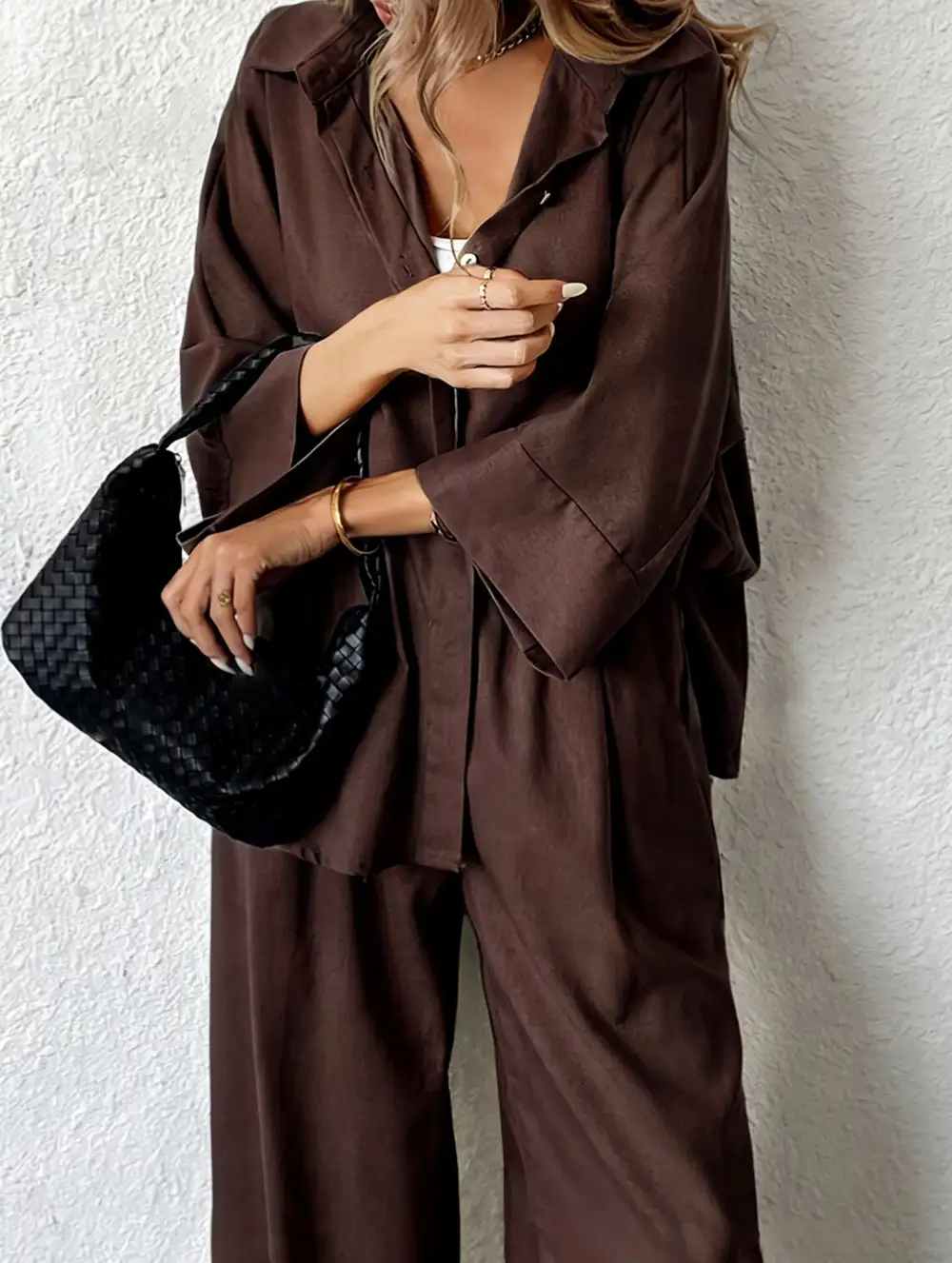 Relaxed Pants Two Piece Set