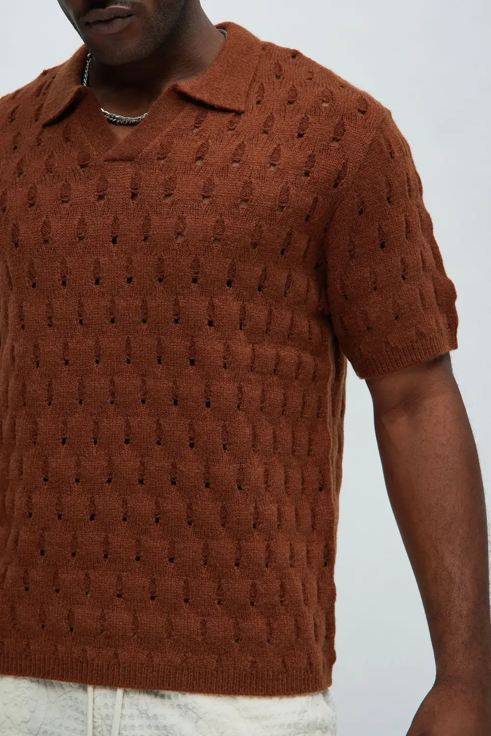 Hollow Textured Polo