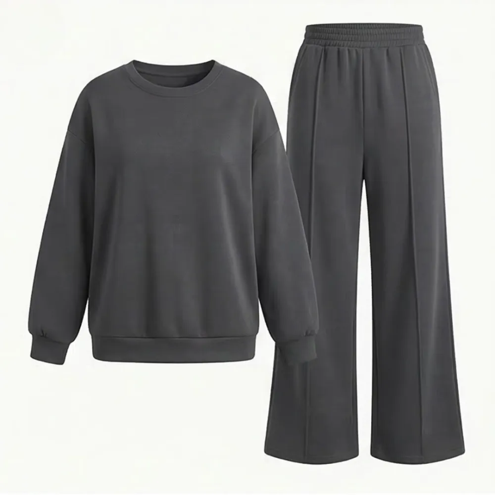 Soft Top Wide Leg Pants Set