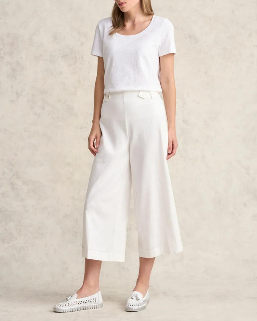 Casual Style Linen Pants