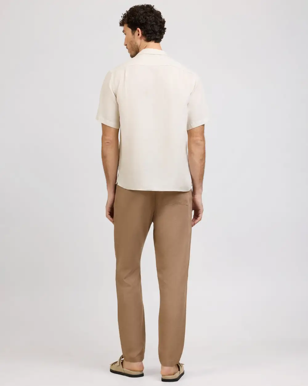 Lightweight Linen Drawstring Pants