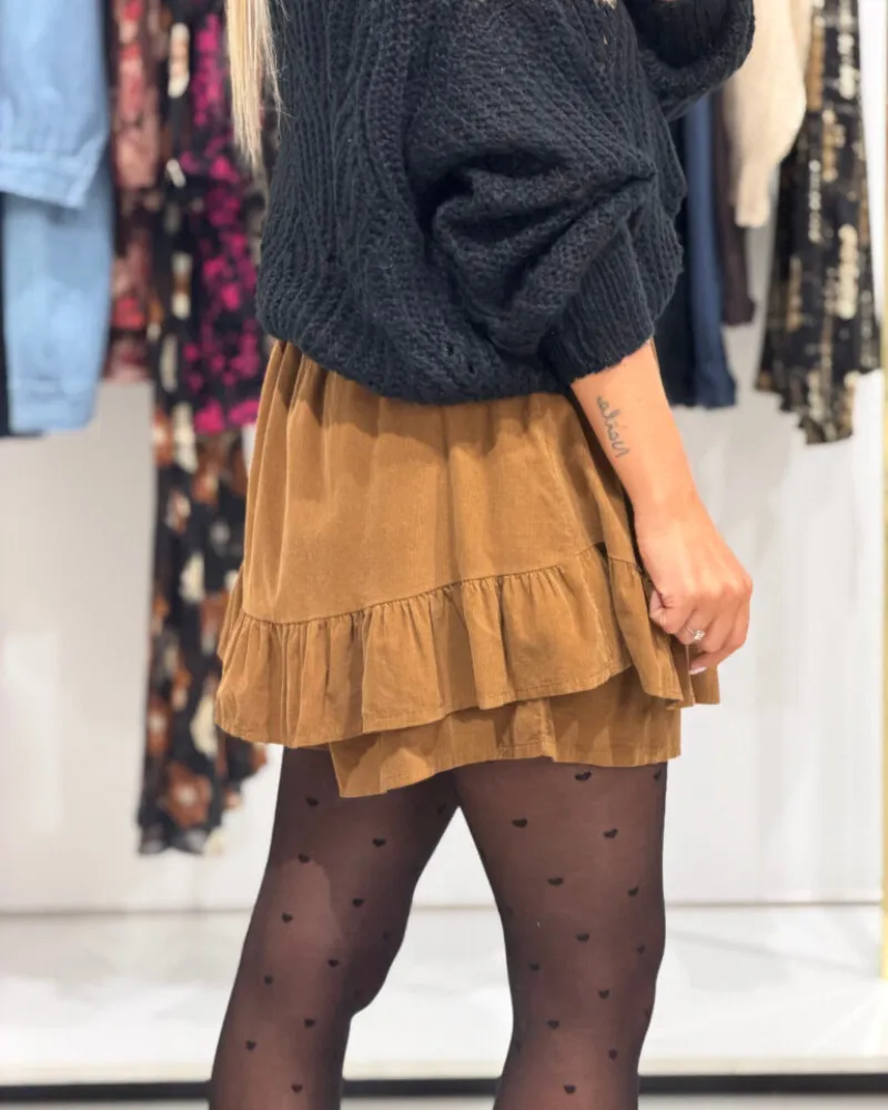 Easy Fit Ruffled Skirt