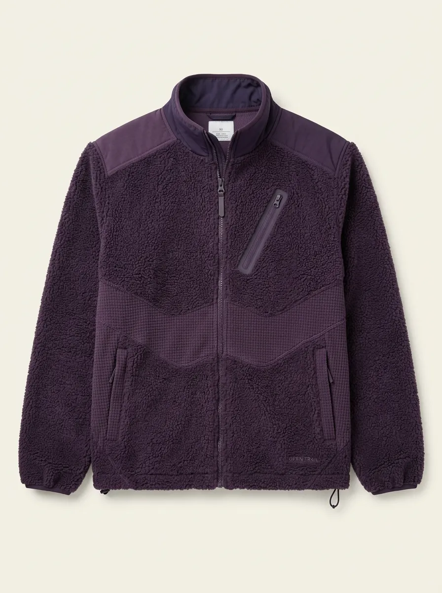 Hiking Textured Fleece Jacket