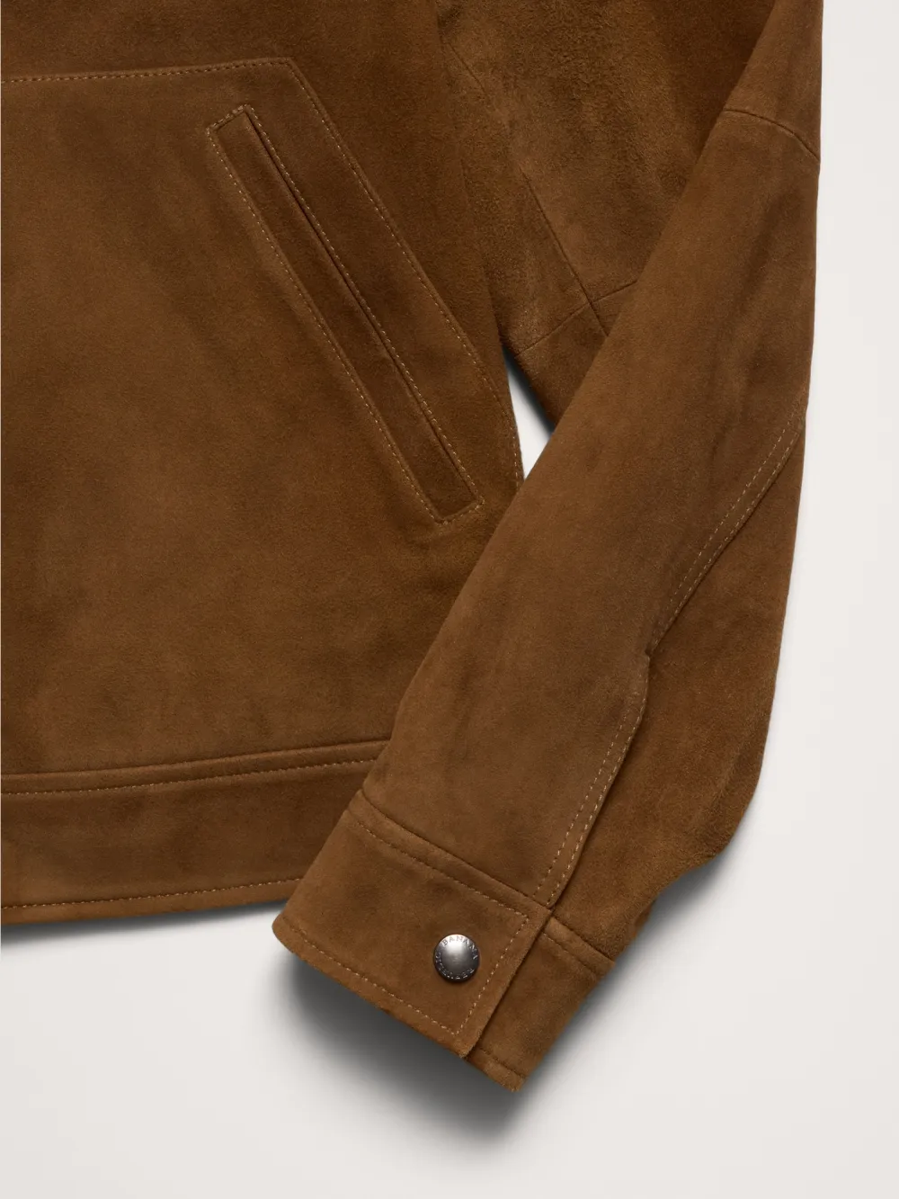 Men's Dark Brown Suede Vintage Jacket