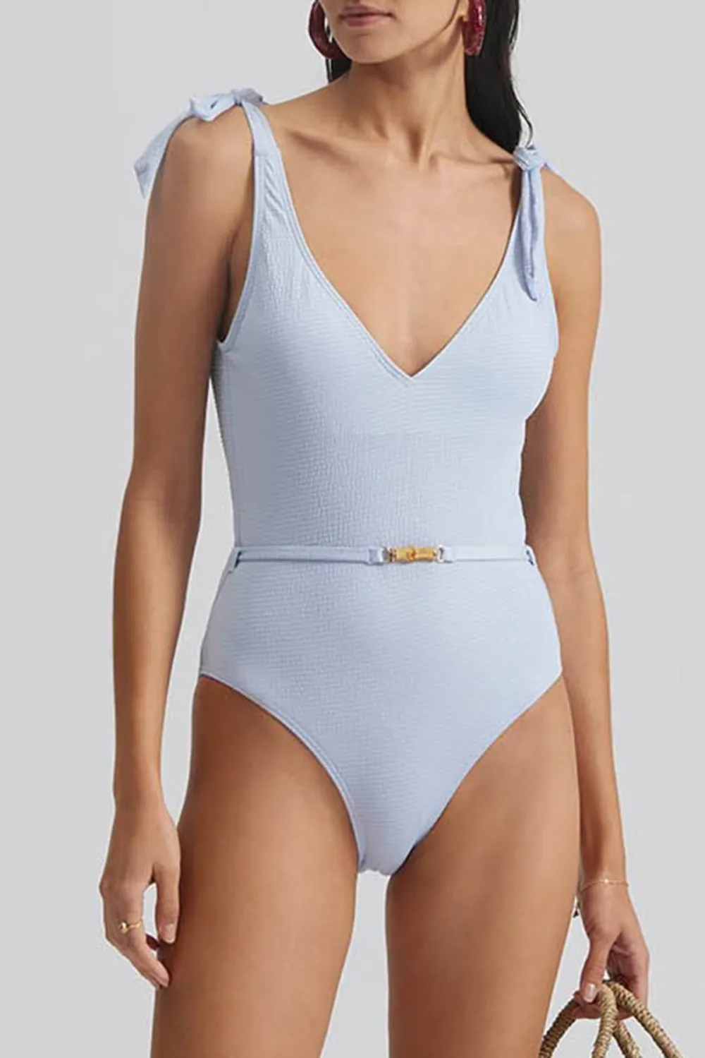 Sexy Style V-Neck Swimsuit