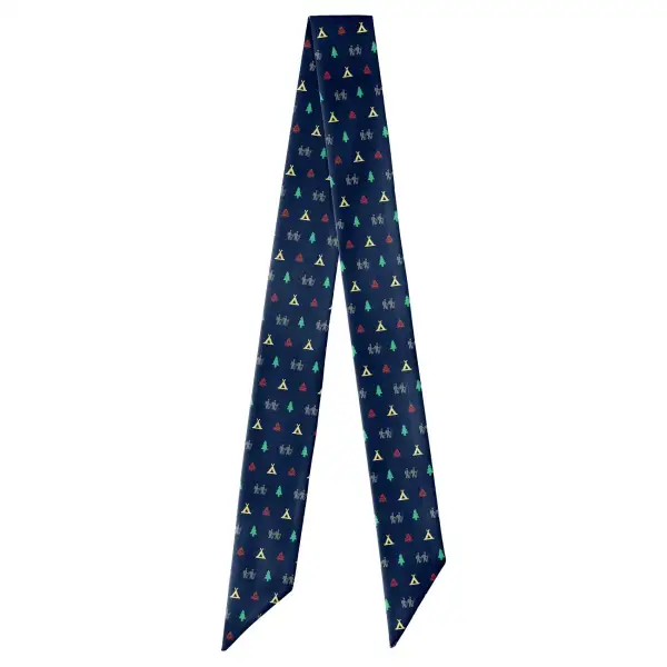 Camping With Friends Design Hair Scarf