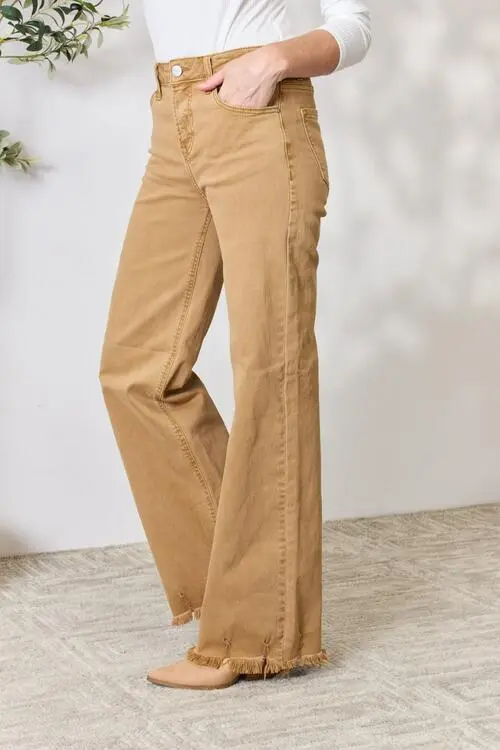Subtle Texture Clean Denim Jeans