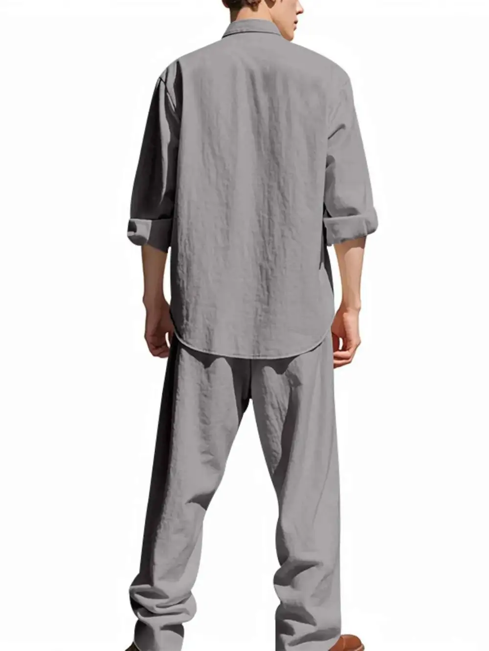 Button Up Shirt and Pants Set