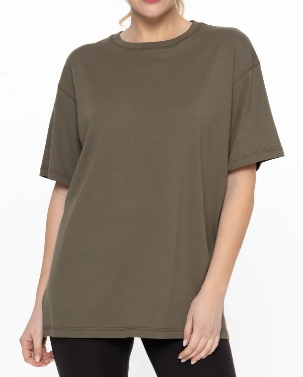 Cotton Streamlined Casual Tee