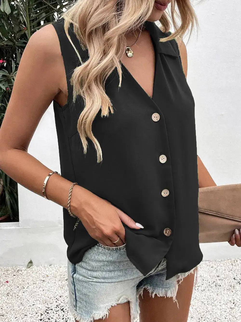 Button Up Tank