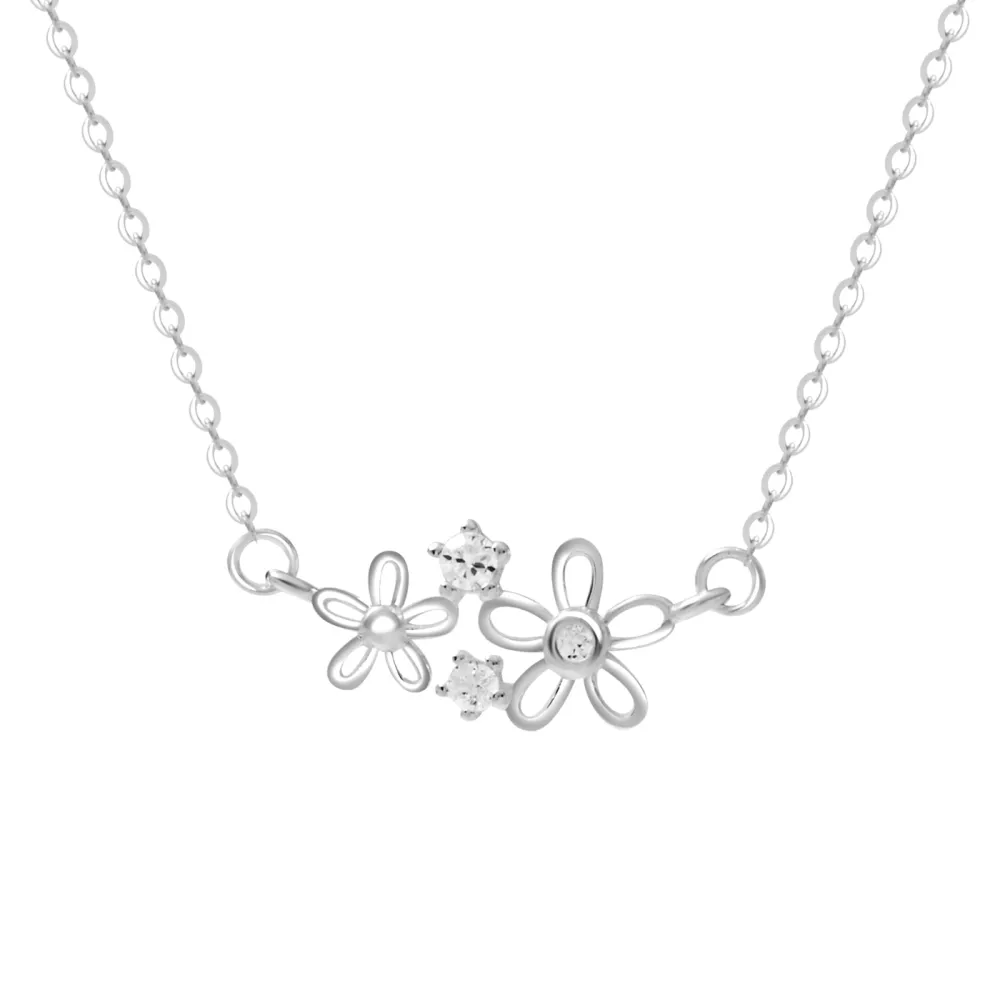 Radiant Floral Path Necklace