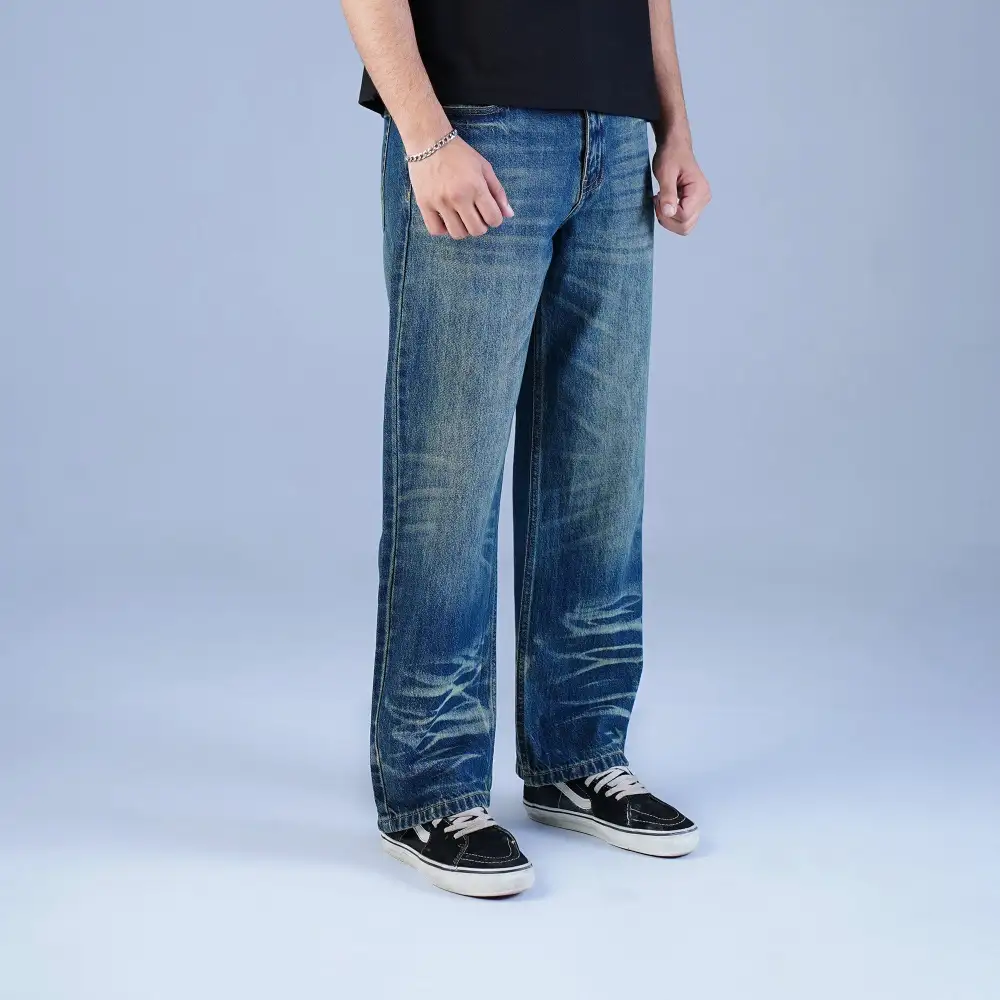 Men's Easy Relaxed Stretch Denim Jeans