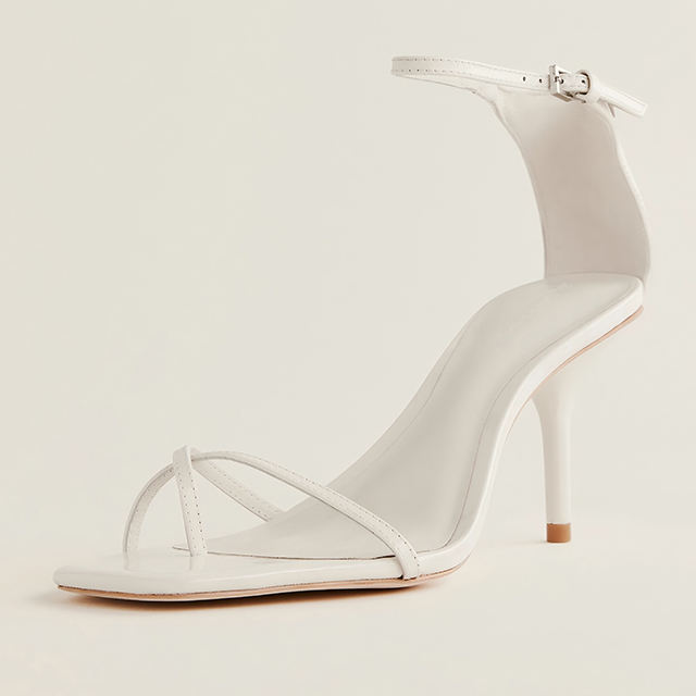 Celestia Square Toe Low Heel Sandals