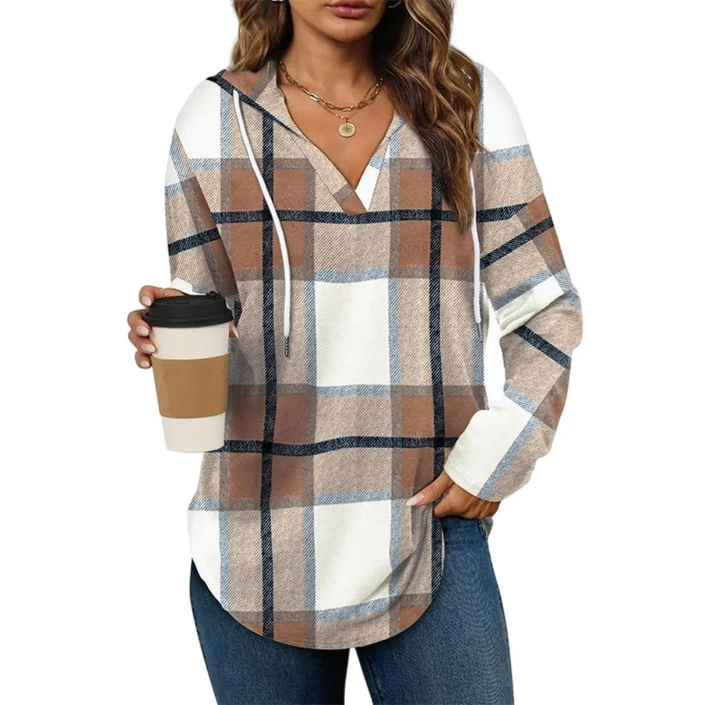 Women’s Oversized Long-Sleeve Pullover！