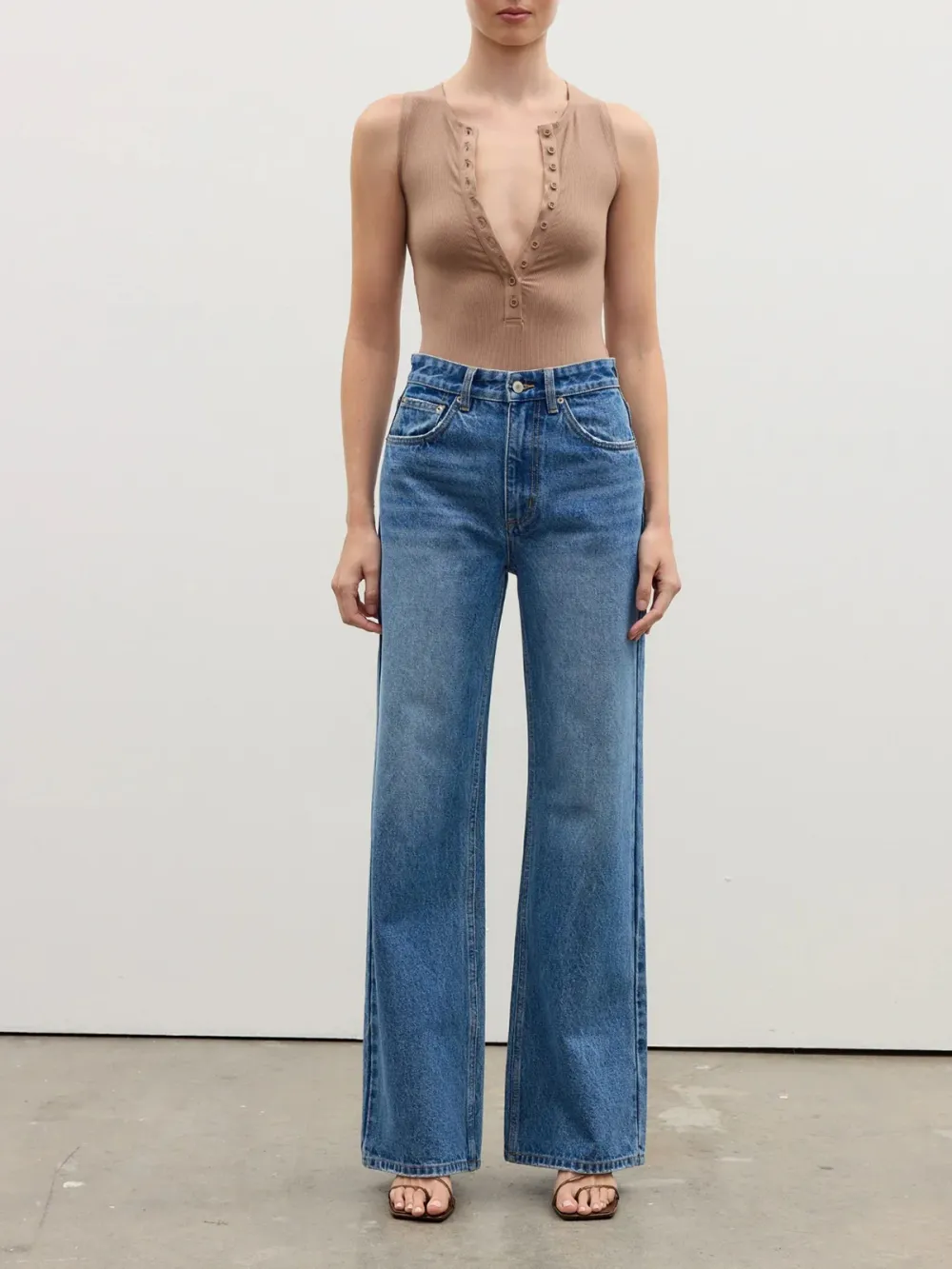 Casual Style Denim Pant True Blue