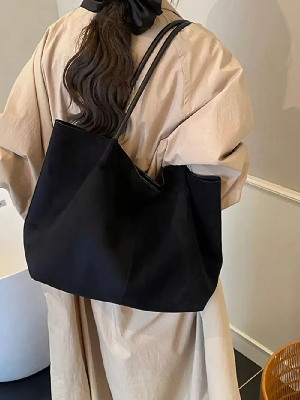 Solid Everyday Tote Bag