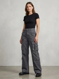 Functional Multi Pocket Detail Women's Multi Pocket Cargo Pants