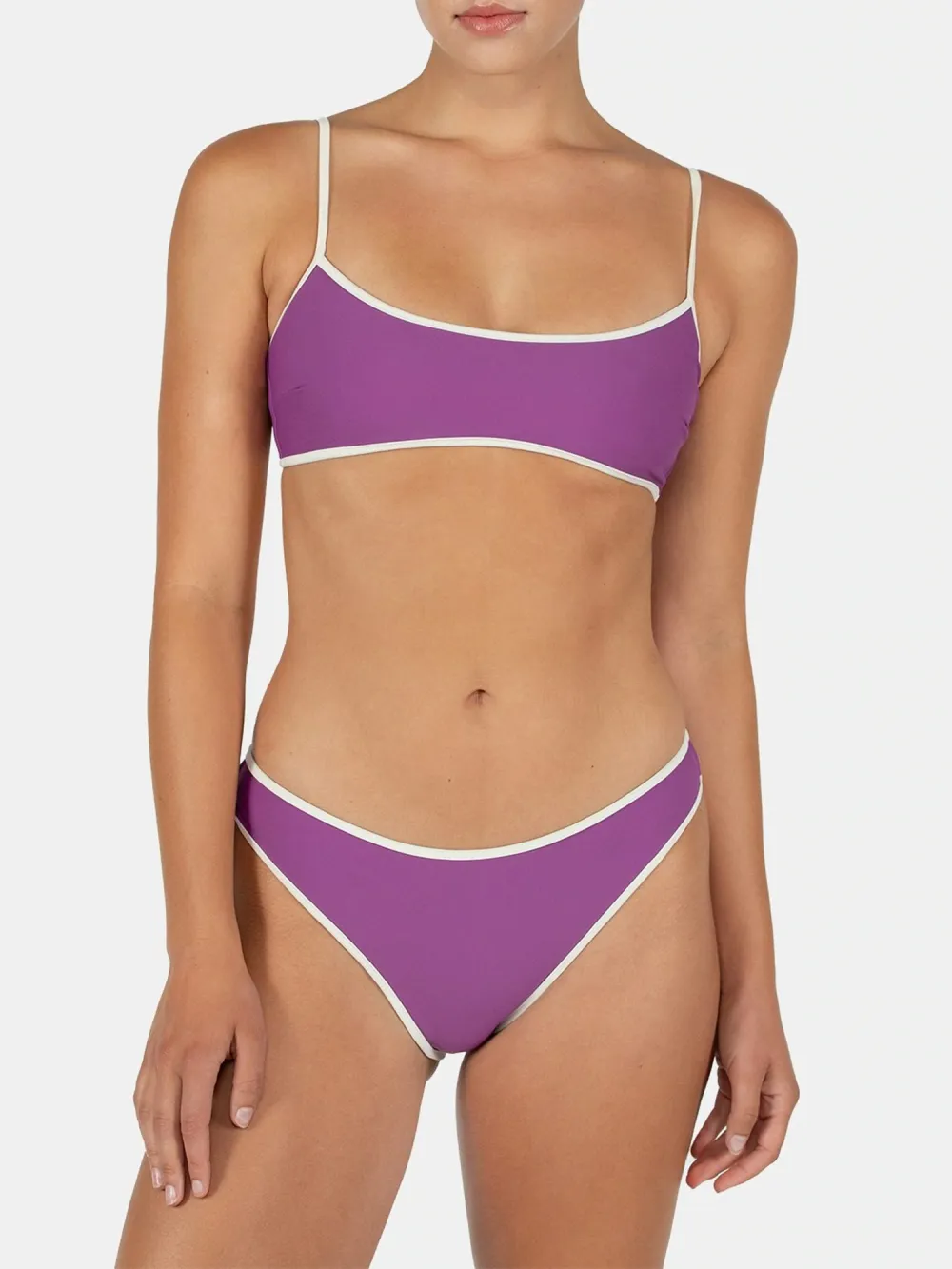 Color Blocking Bikini Top