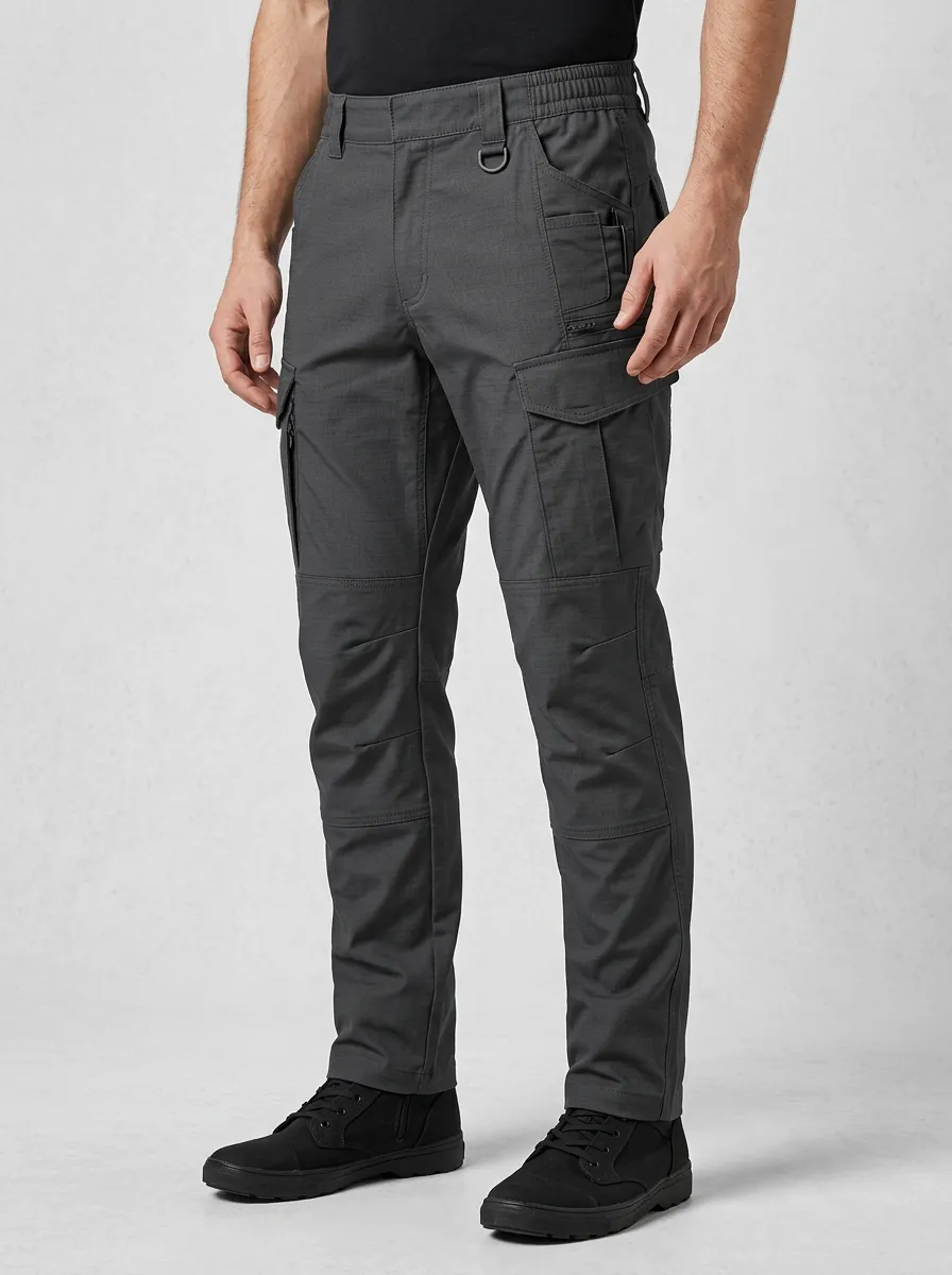 Men's Articulated-Knee Utility Cargo Pants