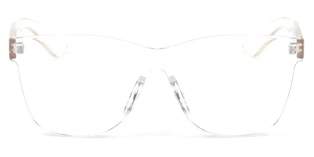 Retro Flat Lens Square Tinted Sunglasses
