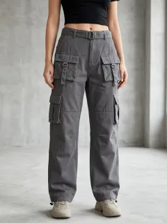 Core Multi Pocket Training Look Women's Multi Pocket Cargo Pants
