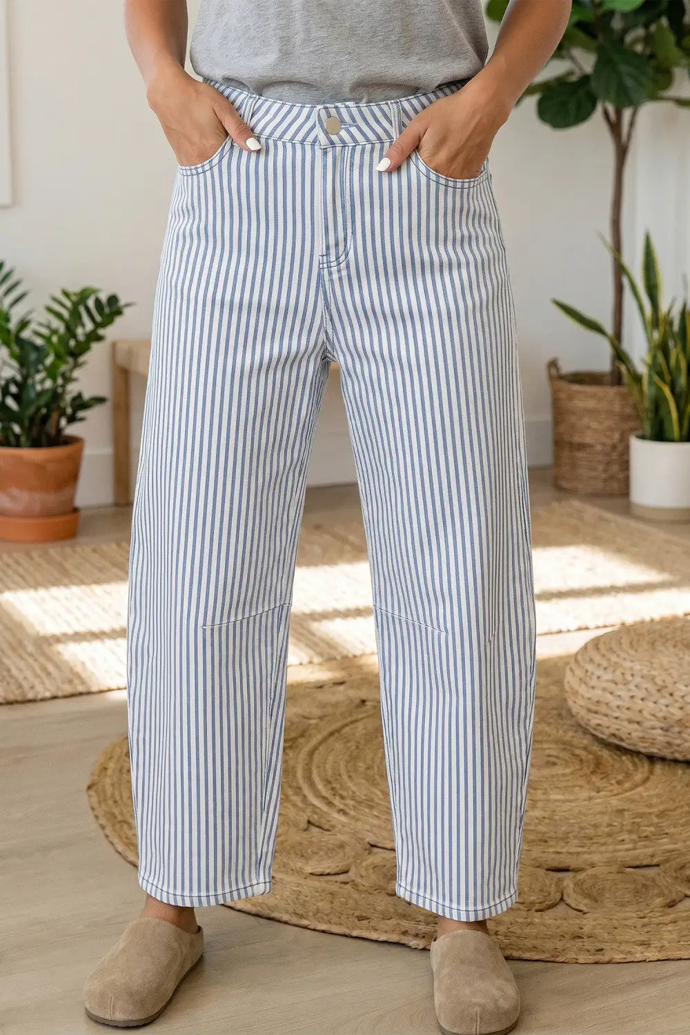 Striped Casual Jeans