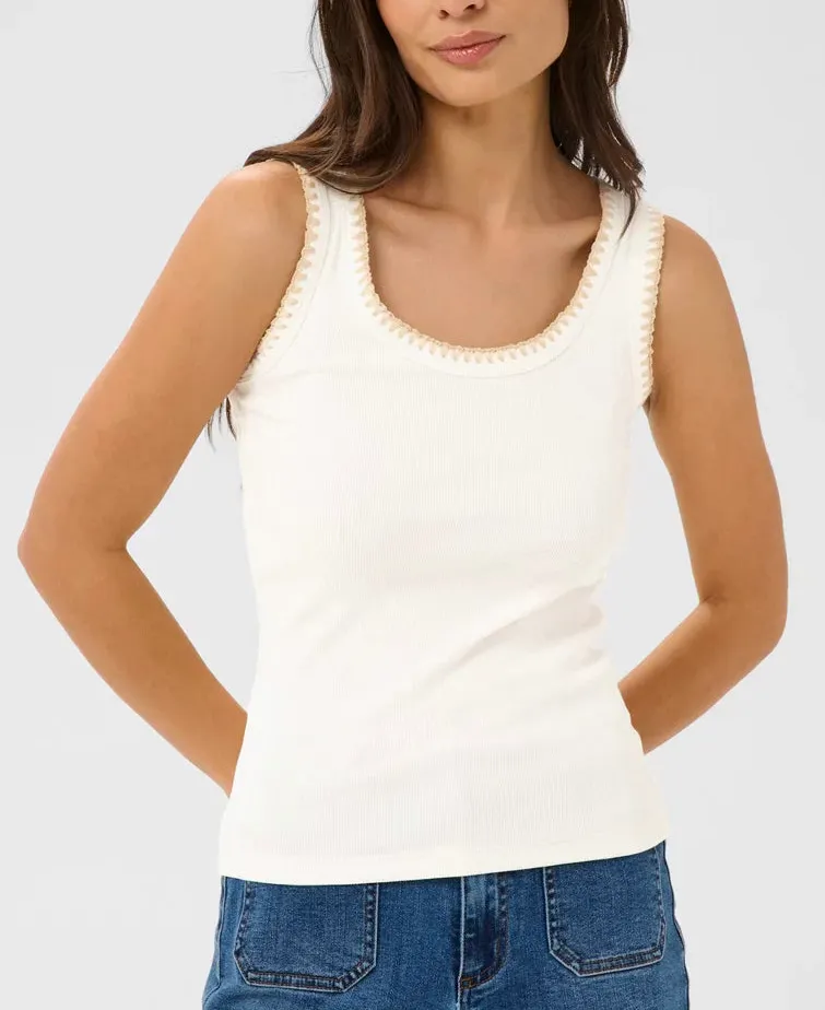 Sleek Contrast Trim Tank