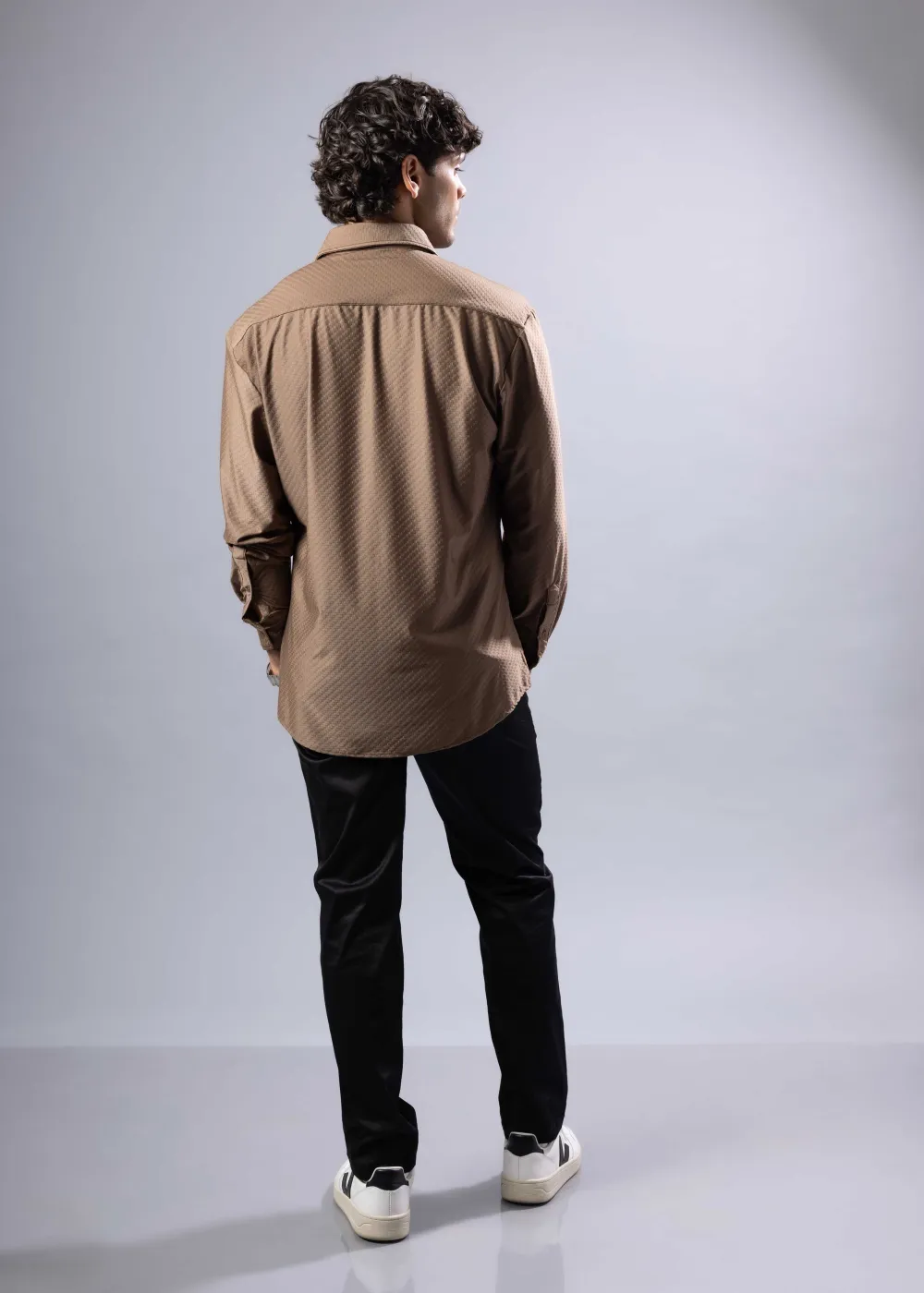 Tailored Button Up Dress Shirt