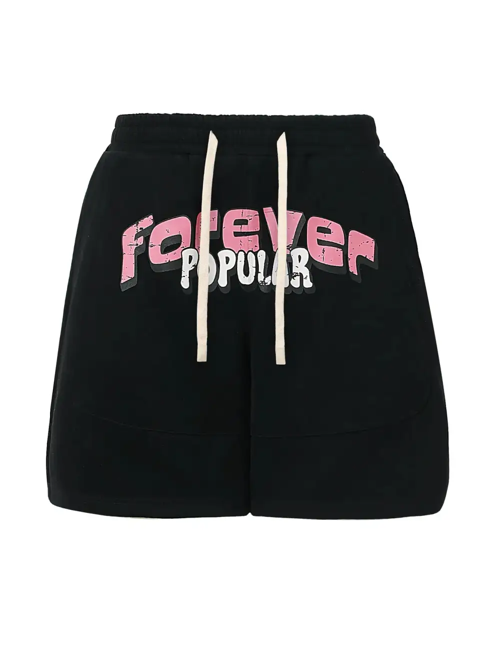 Easy Drawstring Cotton Blend Casual Shorts