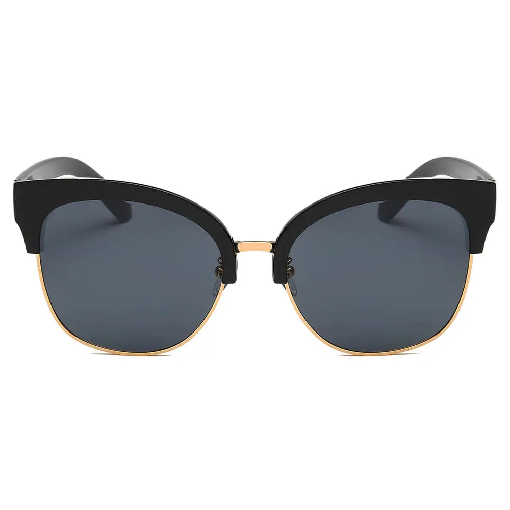 Wide Everyday Tinted Frame Sunglasses
