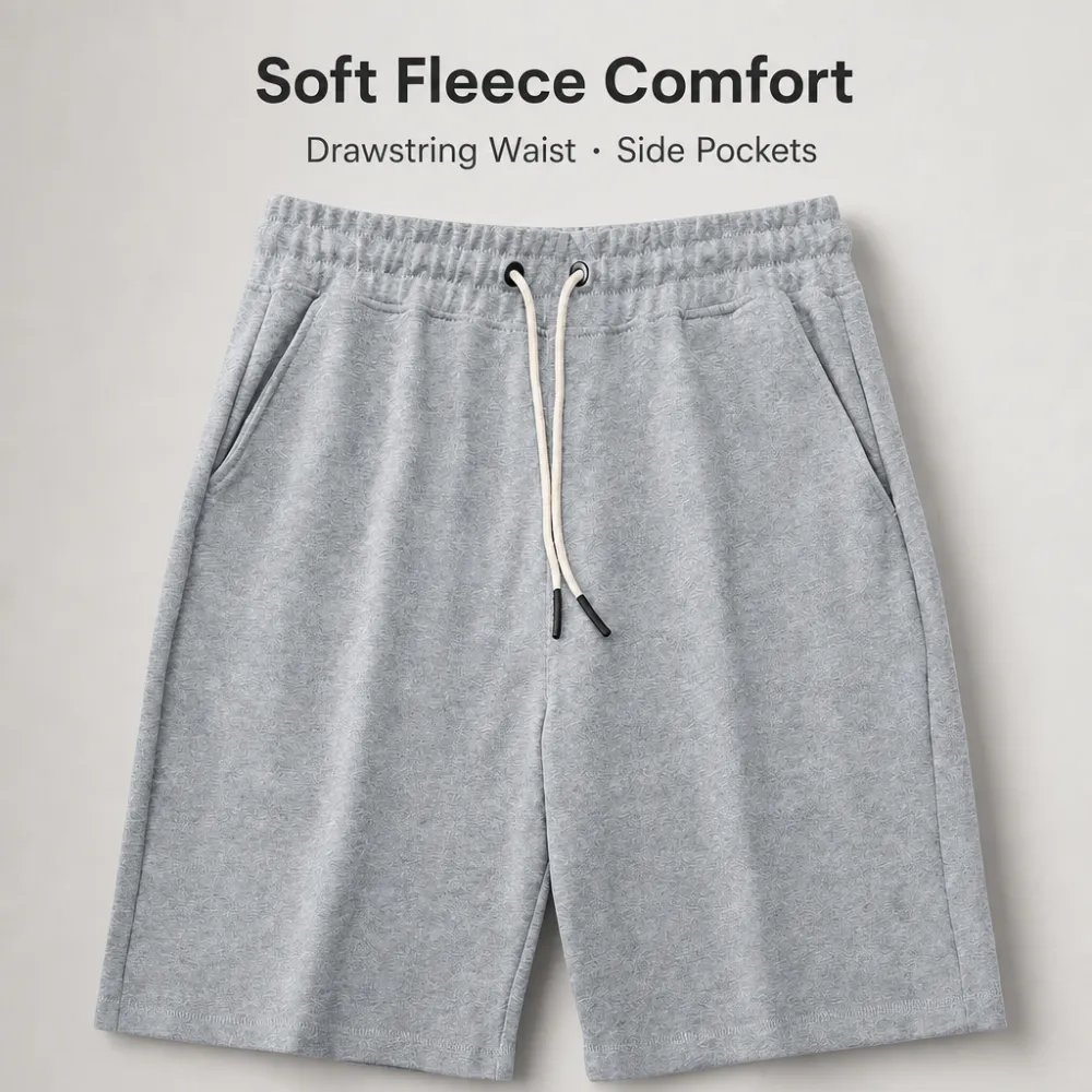 Men’s Relaxed Fleece Drawstring Shorts