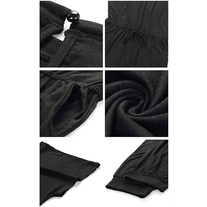 Women's EasyBreezy Off-Shoulder Jumpsuit – Adjustable Elastic Waist