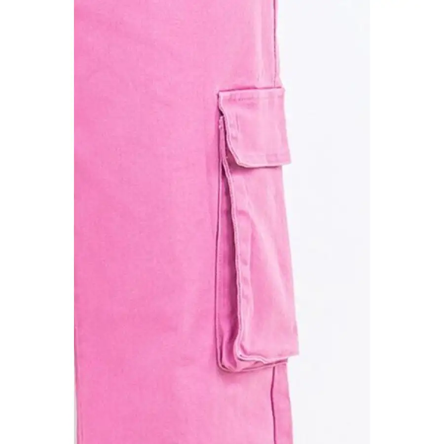 American Bazi Drawstring Wide Leg Cargo Pants