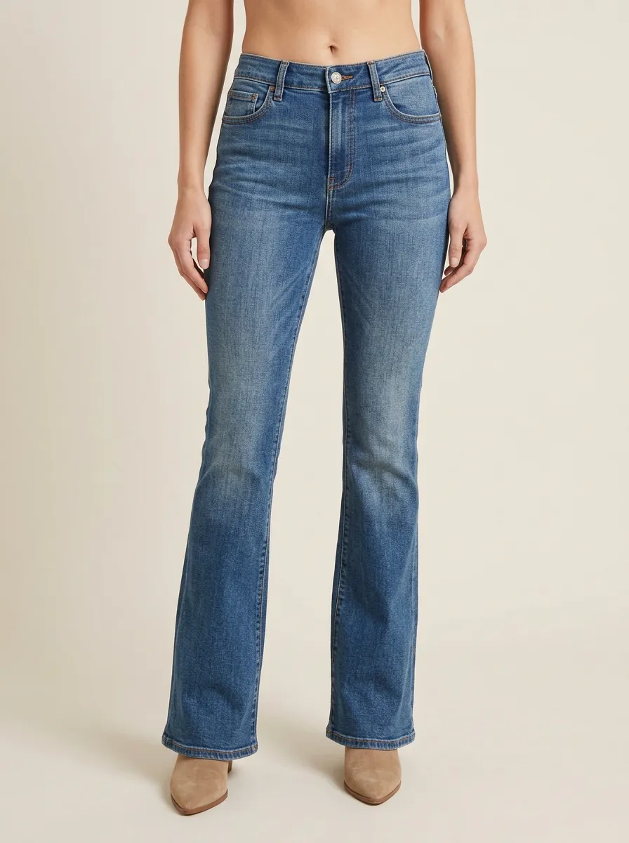 Pocket Detail Easy Wear Jeans