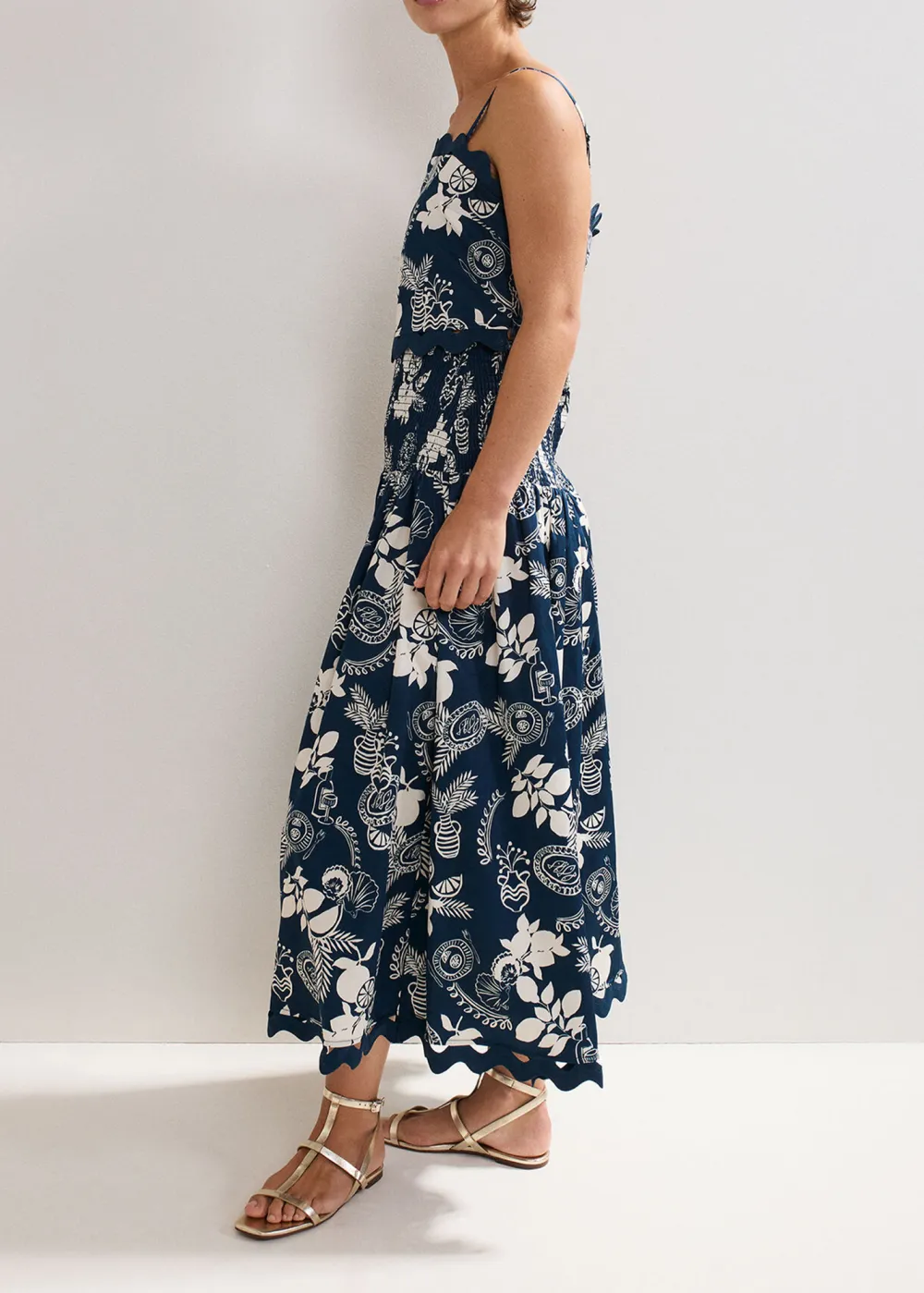 Casual Cartoon Print Skirt