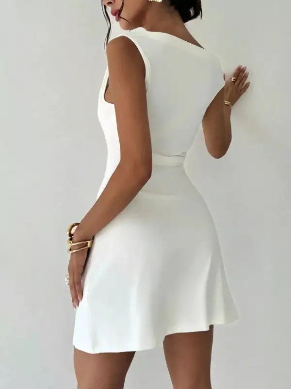 Structured Shape Elegant Mini Dress