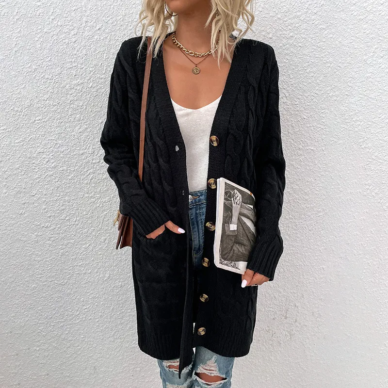 Women's knitted jacket sweater