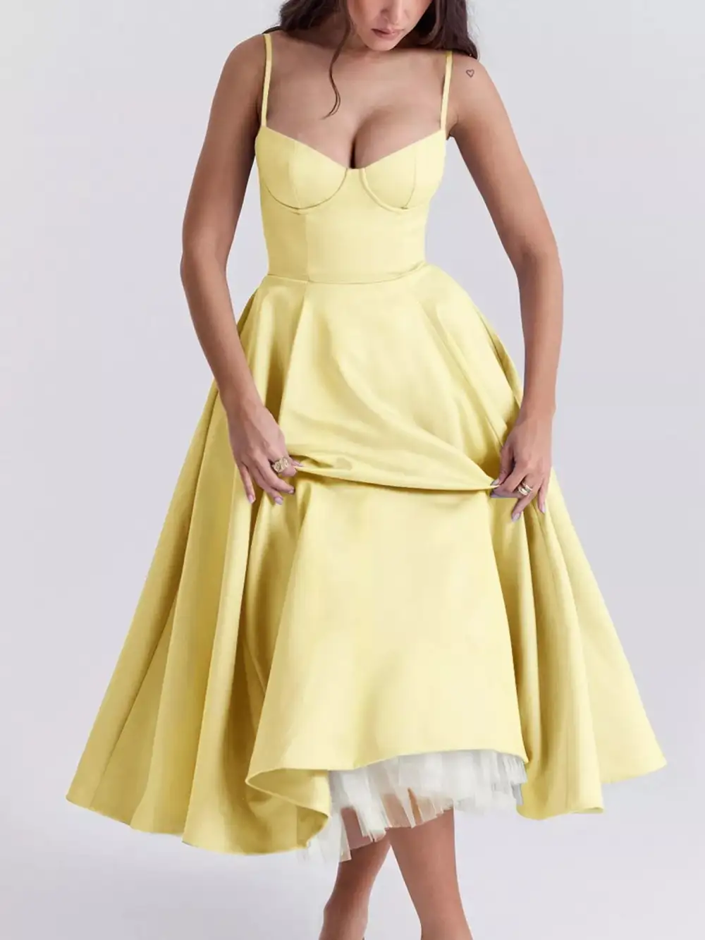 Sweetheart Midi Dress