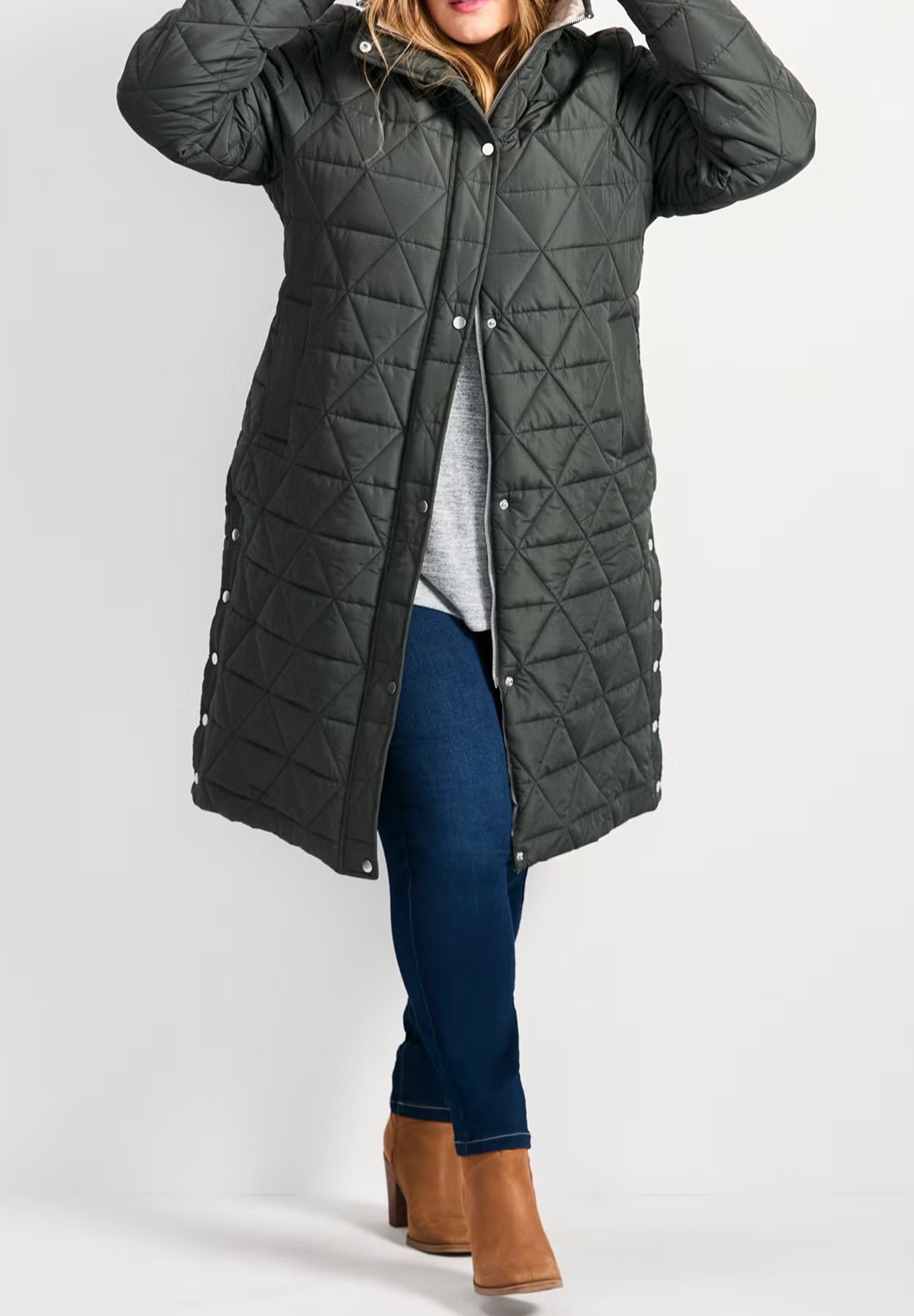Side Slit Down Jacket