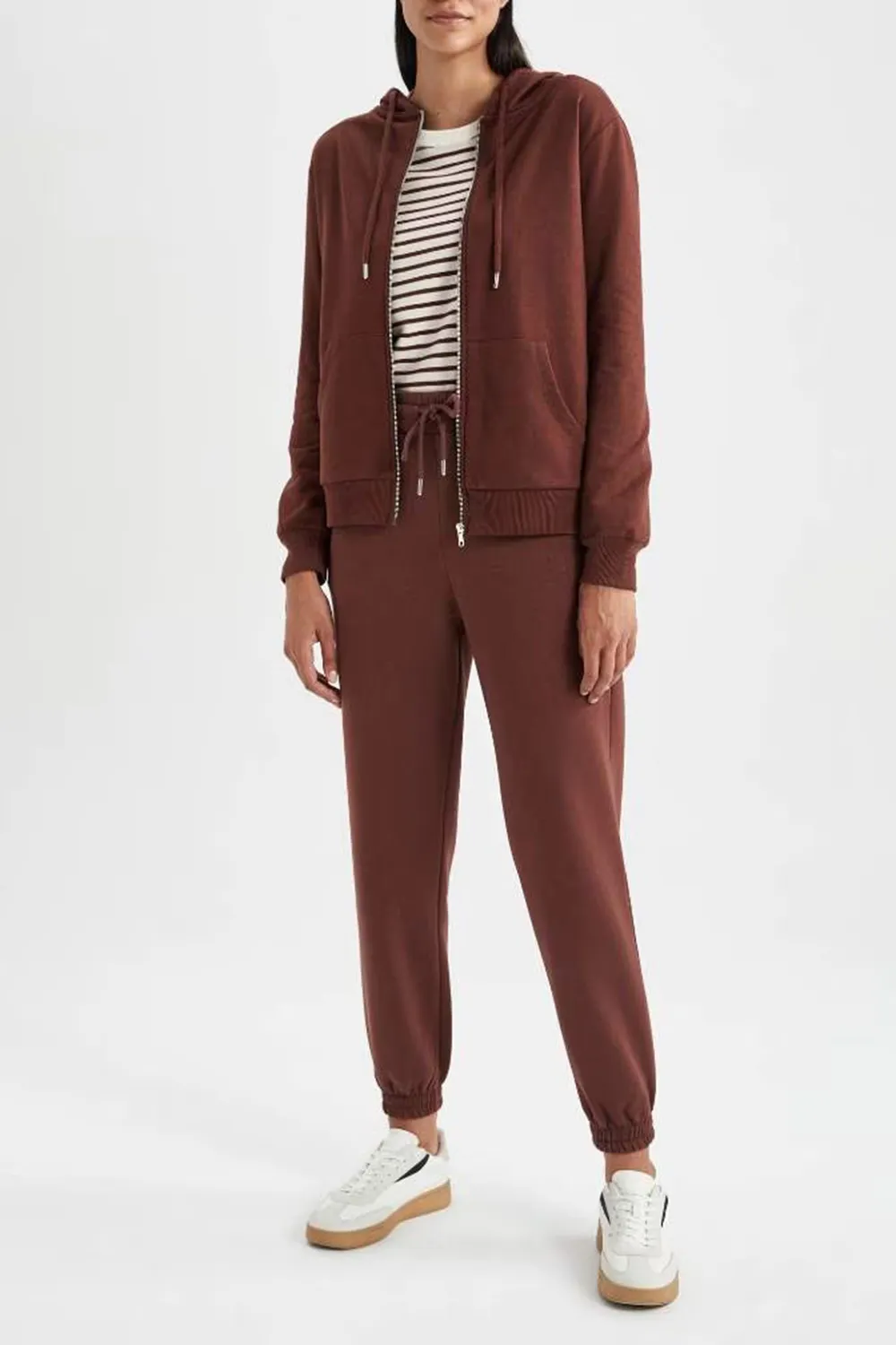 Chic Solid Trousers